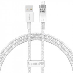 Дата кабель Baseus Explorer USB to Lightning 2.4A with Smart Temperature Control (1m) (CATS01000)