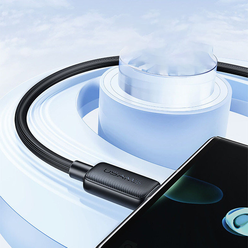 Дата кабель USAMS US-SJ689 USB to Lightning 2.4A KY Series (1m) дивитися фото №2