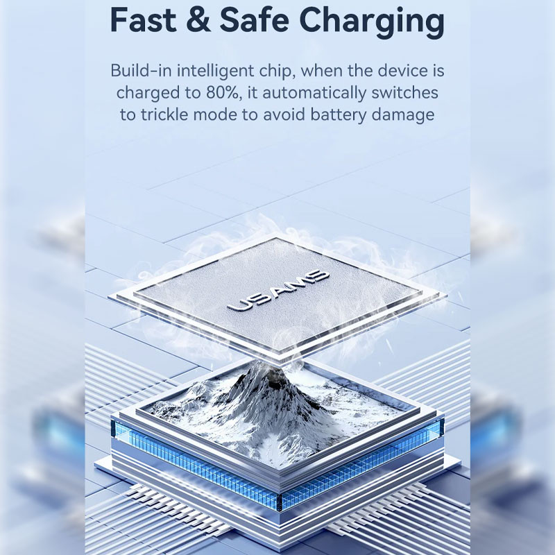 Дата кабель USAMS US-SJ689 USB to Lightning 2.4A KY Series (1m) дивитися фото №4