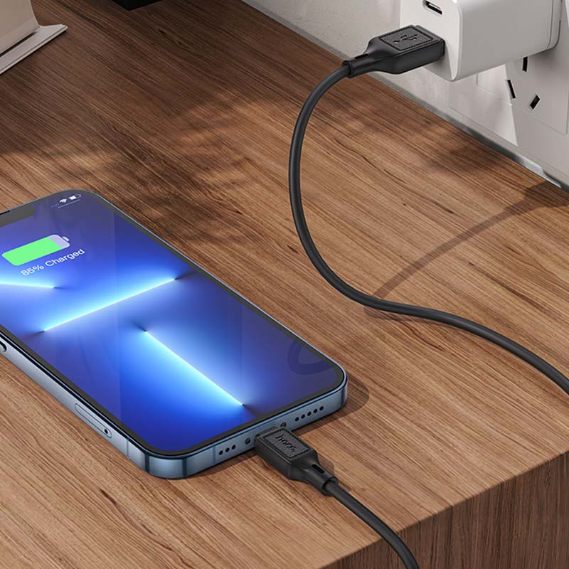 Дата кабель Hoco X90 Cool silicone USB to Lightning (1m) на малюнкі №5