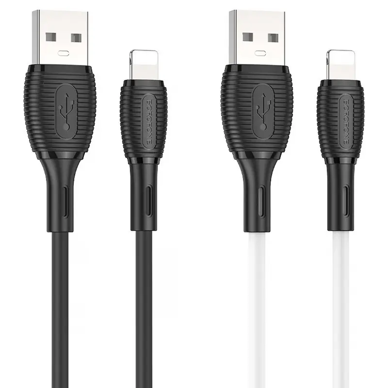 Дата кабель Borofone BX86 Advantage USB to Lightning (1m), купить оптом с доставкой