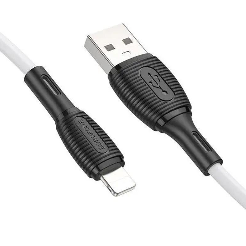 Дата кабель Borofone BX86 Advantage USB to Lightning (1m) на малюнкі №4