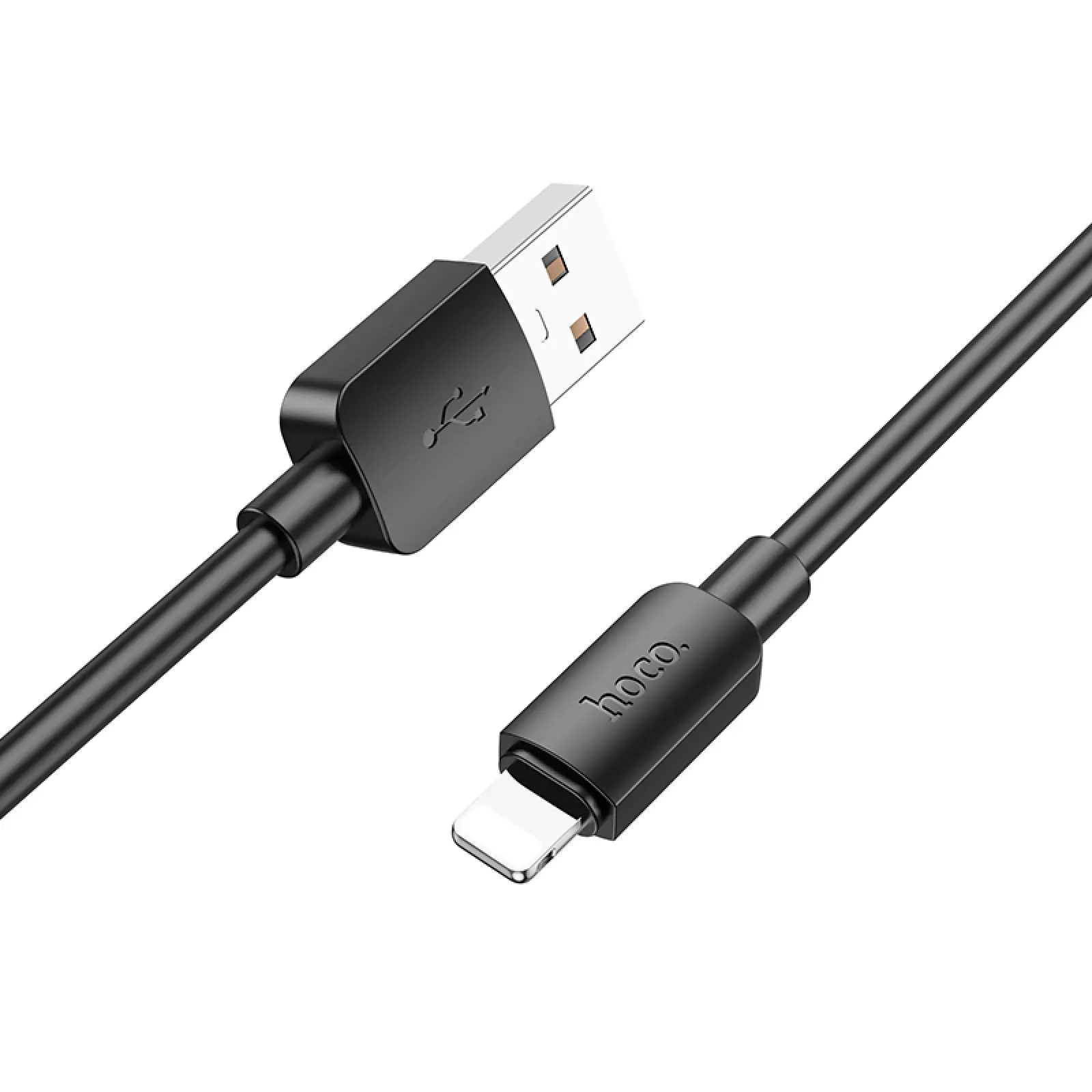 Дата кабель Hoco X96 Hyper USB to Lightning 12W (0.25m), Black 1, купить оптом с доставкой