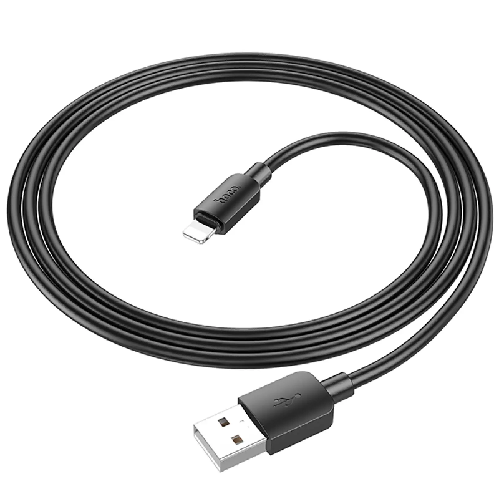 Дата кабель Hoco X96 Hyper USB to Lightning 12W (0.25m), Black 3, купить оптом с доставкой