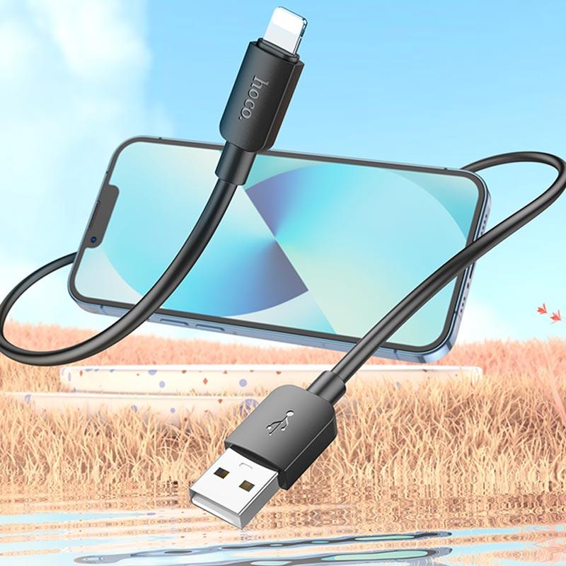 Дата кабель Hoco X96 Hyper USB to Lightning 12W (0.25m) на малюнкі №5