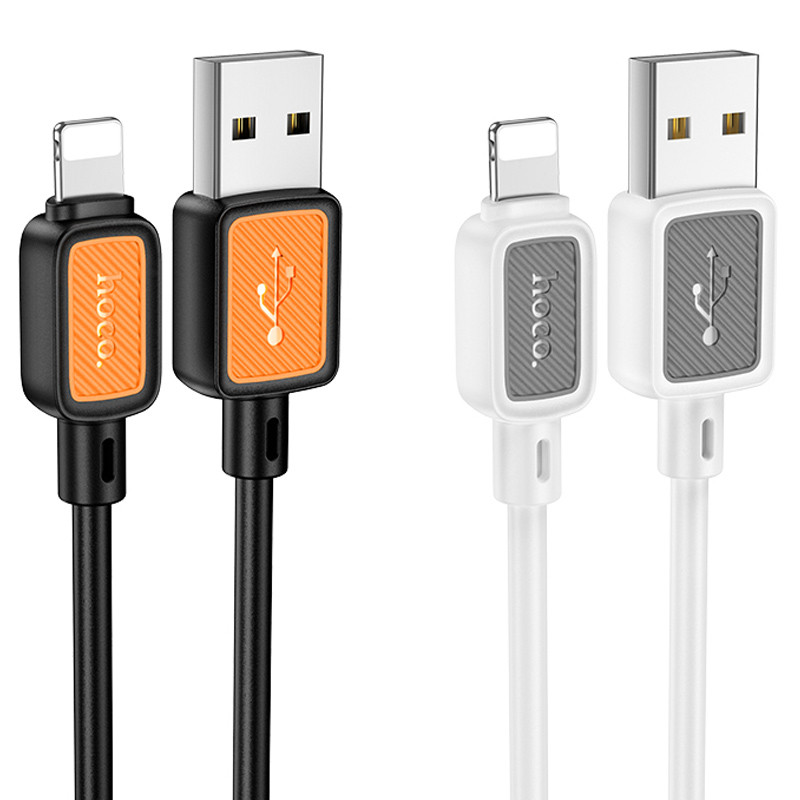 Дата кабель Hoco X108 Benefit USB to Lightning 2.4A (1m), купить оптом с доставкой