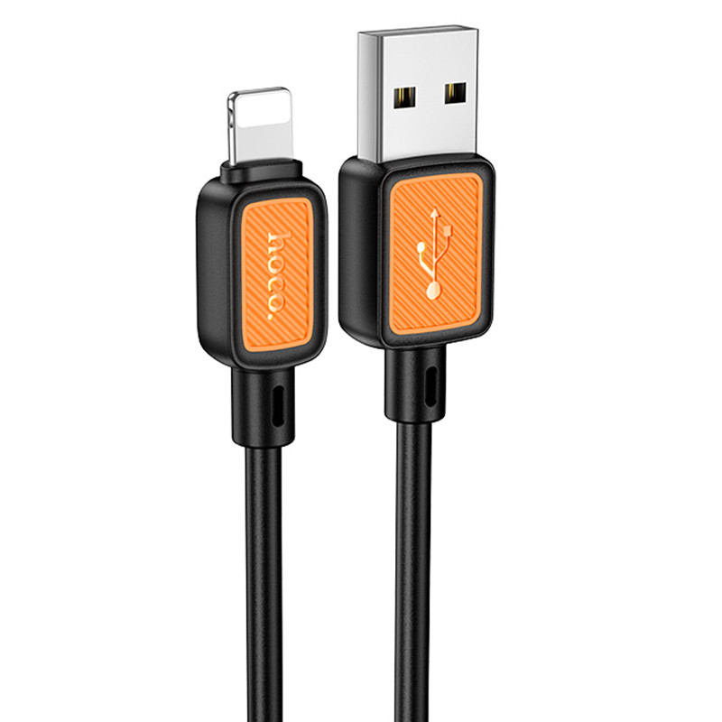 Дата кабель Hoco X108 Benefit USB to Lightning 2.4A (1m) на малюнкі №1