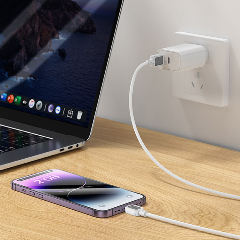 Дата кабель Hoco X108 Benefit USB to Lightning 2.4A (1m) на малюнкі №3