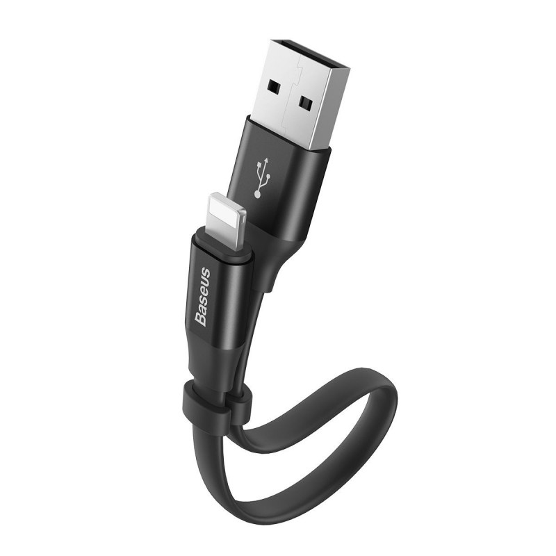 Дата кабель Baseus Nimble Portable USB to Lightning (23см) (CALMBJ-B01) дивитися фото №2