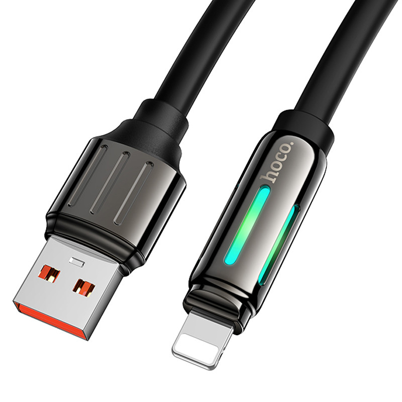 Дата кабель Hoco U136 Prize USB to Lightning 2.4A (1.2m) на малюнкі №2