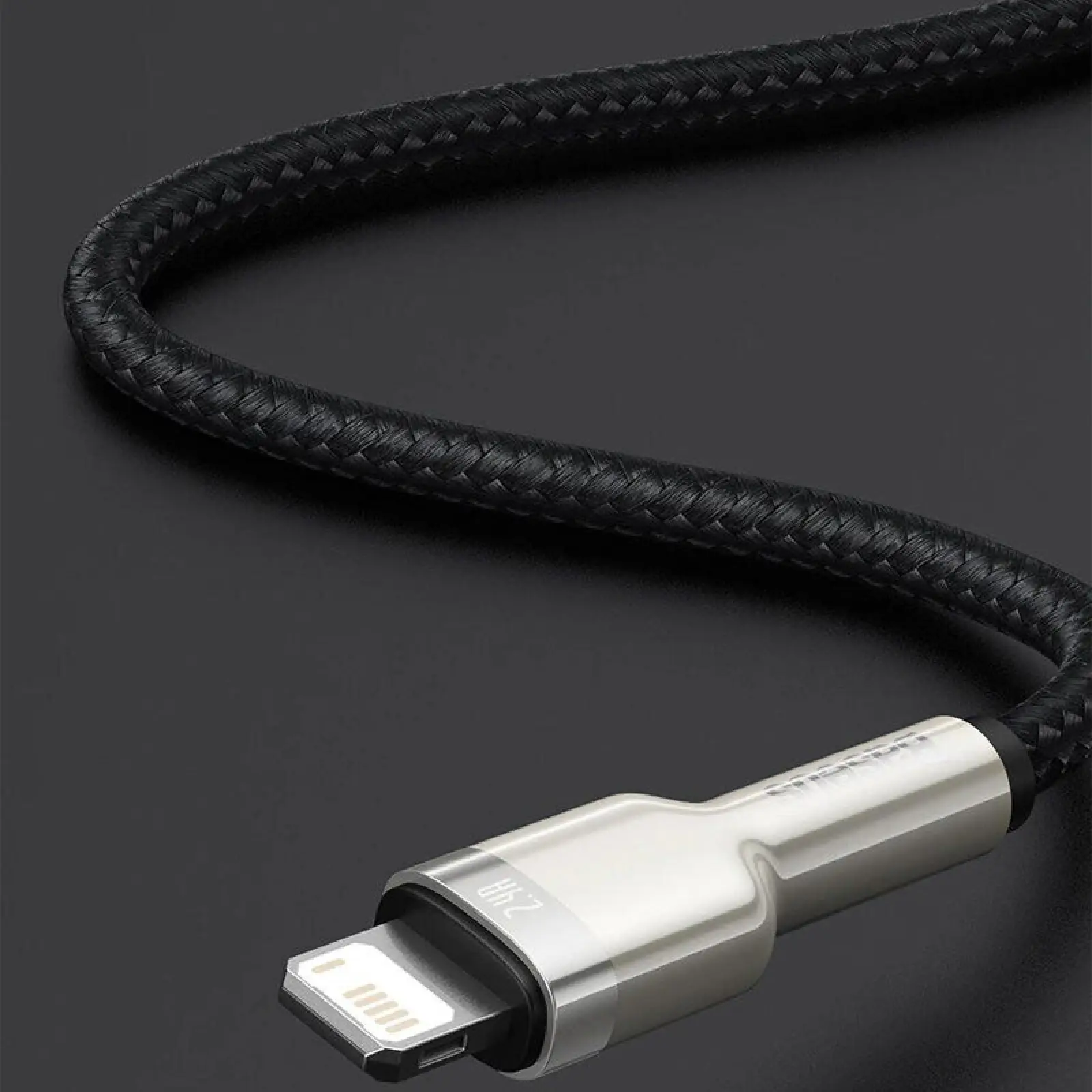 Дата кабель Baseus Cafule Series Metal USB to Lightning 2.4A (2m) (CALJK-B0), Black 2, купить оптом с доставкой