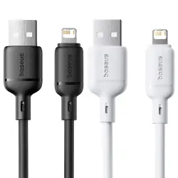 Дата кабель Baseus Silky Series OS Fast Charging USB to Lightning 2.4A (2m) (P1037770)