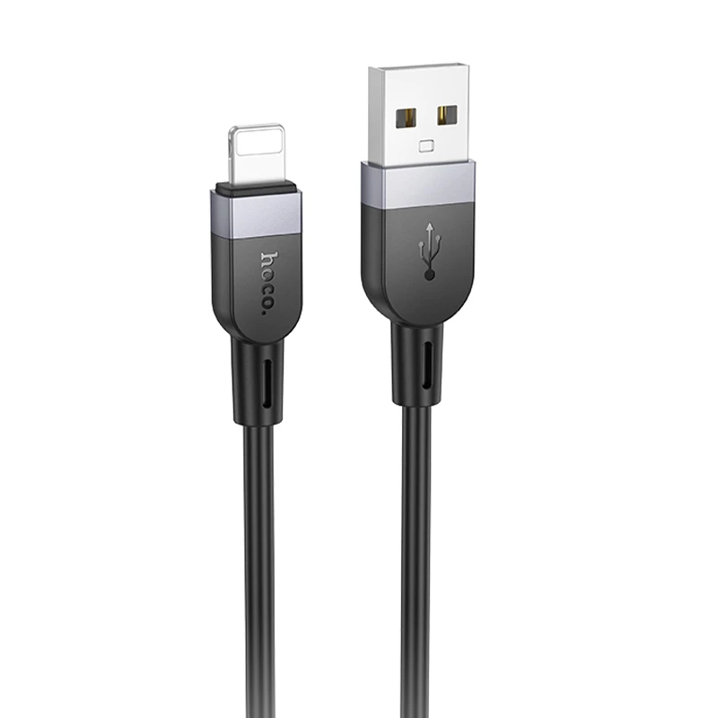 Дата кабель Hoco X109 Energy silicone USB to Lightning (3m), Black, купить оптом с доставкой