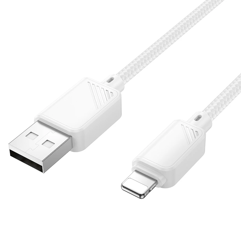 Дата кабель Hoco X113 Beneficio USB to Lightning (1m), White 1, купить оптом с доставкой