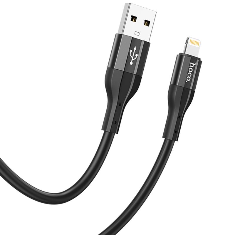 Дата кабель Hoco X72 Creator silicone USB to Lightning (1m) на малюнкі №2