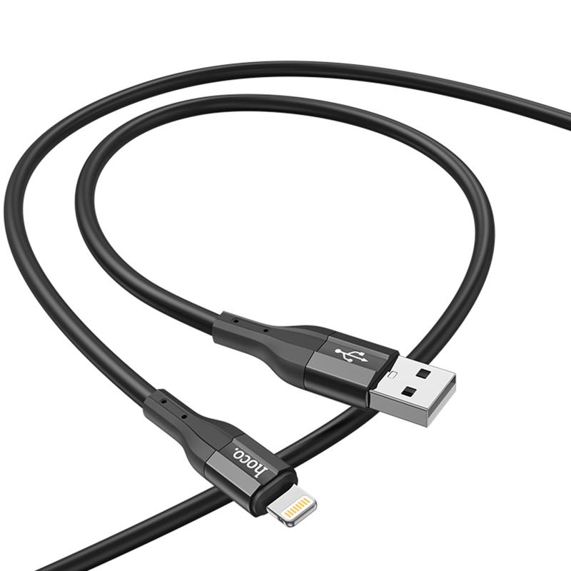 Дата кабель Hoco X72 Creator silicone USB to Lightning (1m) на малюнкі №3