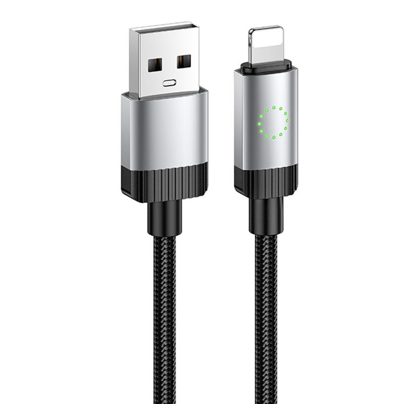 Дата кабель Hoco X117 Star USB to Lightning 2.4A (1m) на малюнкі №1