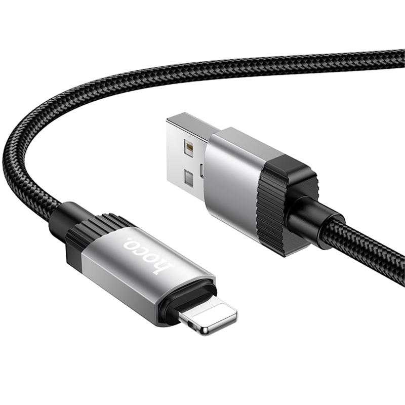 Дата кабель Hoco X117 Star USB to Lightning 2.4A (1m) на малюнкі №2