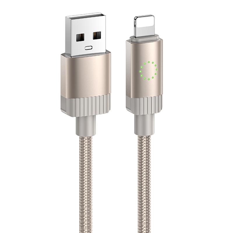 Дата кабель Hoco X117 Star USB to Lightning 2.4A (1m) на малюнкі №1