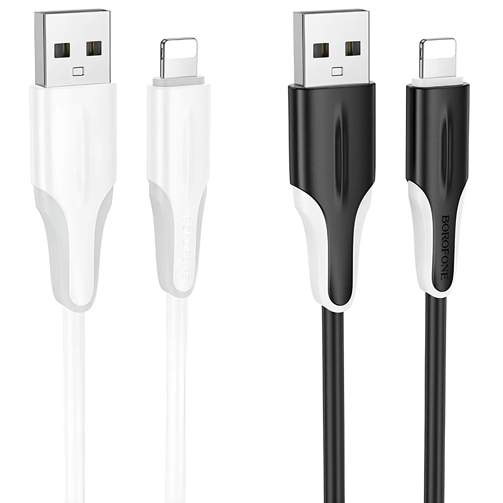 Дата кабель Borofone BX119 New USB to Lightning 2.4A (1m), купить оптом с доставкой