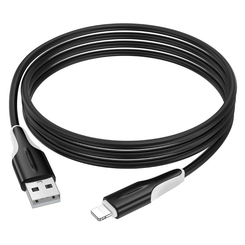 Дата кабель Borofone BX119 New USB to Lightning 2.4A (1m) на малюнкі №4