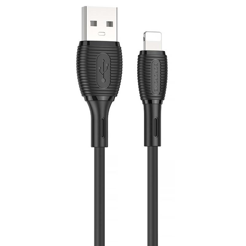 Дата кабель Borofone BX86 Advantage USB to Lightning (1m) на малюнкі №1