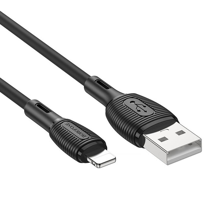 Дата кабель Borofone BX86 Advantage USB to Lightning (1m) на малюнкі №2