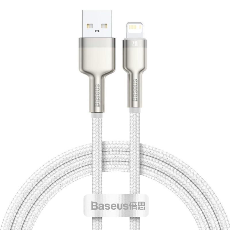 Дата кабель Baseus Cafule Series Metal USB to Lightning 2.4A (2m) (CALJK-B0) на малюнкі №1