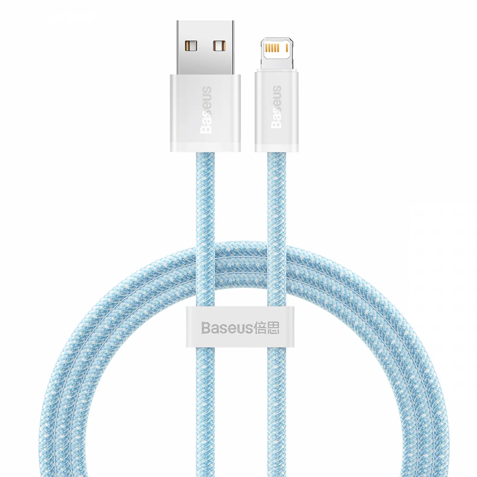 Дата кабель Baseus Dynamic Series USB to Lightning 2.4A (1m) (CALD000402), Blue, купить оптом с доставкой