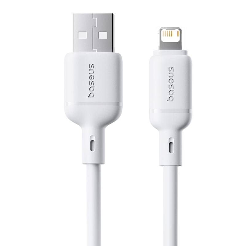 Дата кабель Baseus Silky Series OS Fast Charging USB to Lightning 2.4A (2m) (P1037770) на малюнкі №1