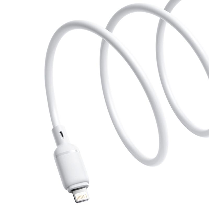 Дата кабель Baseus Silky Series OS Fast Charging USB to Lightning 2.4A (2m) (P1037770) на малюнкі №3