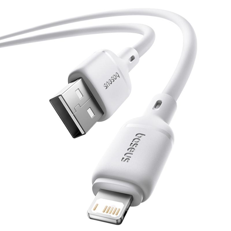 Дата кабель Baseus Silky Series OS Fast Charging USB to Lightning 2.4A (2m) (P1037770) на малюнкі №4