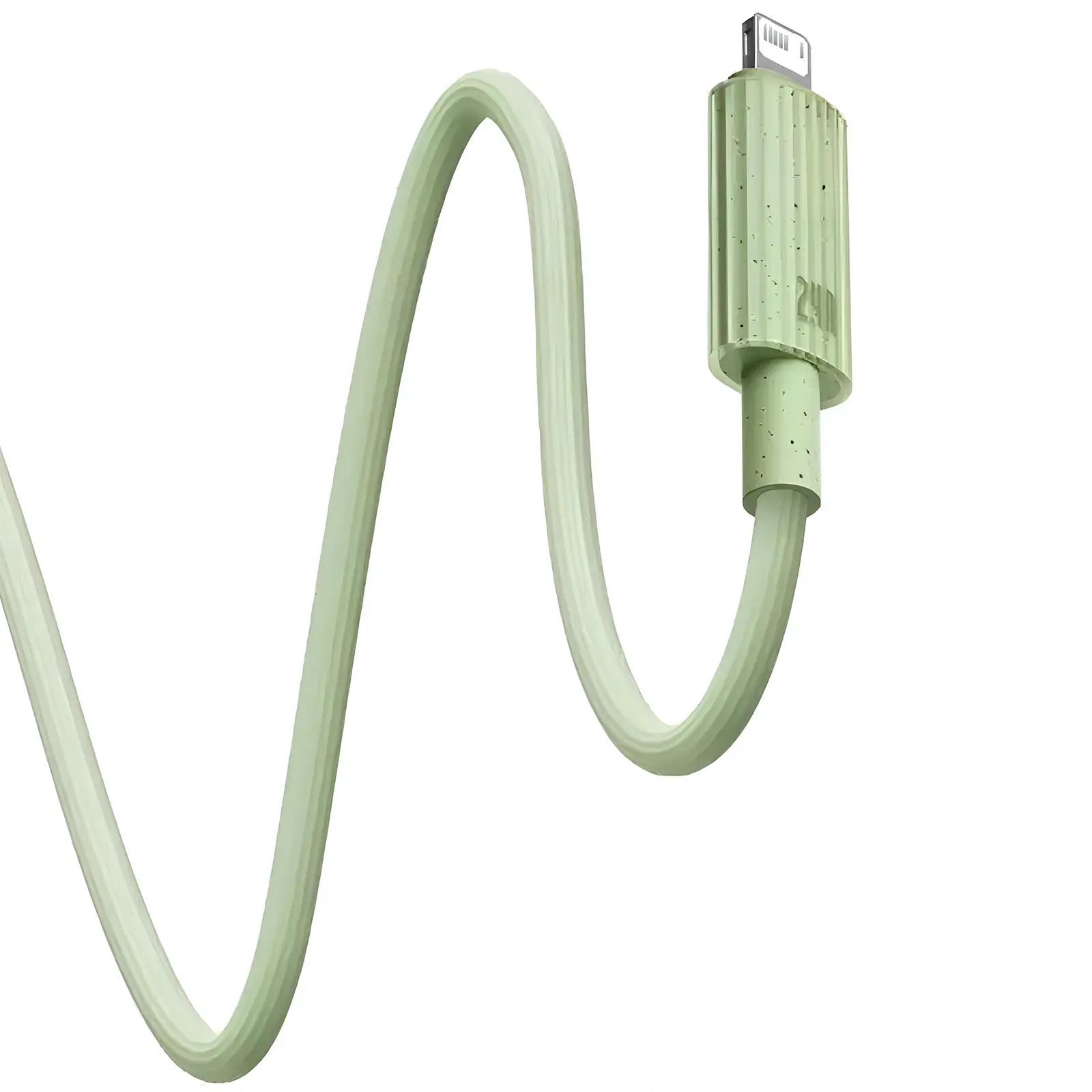 Дата кабель Baseus Habitat Series Fast Charging USB to Lightning 2.4A (2m) (P10360200), Natural Green 1, купить оптом с доставкой