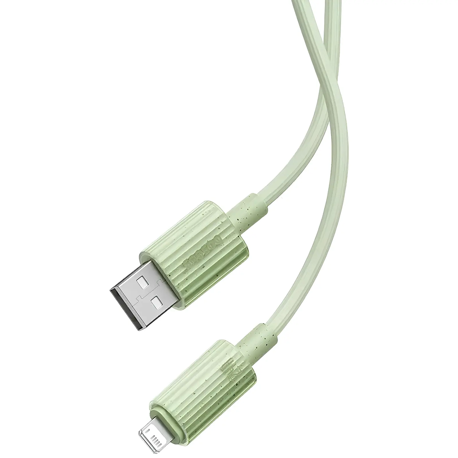 Дата кабель Baseus Habitat Series Fast Charging USB to Lightning 2.4A (2m) (P10360200), Natural Green 2, купить оптом с доставкой