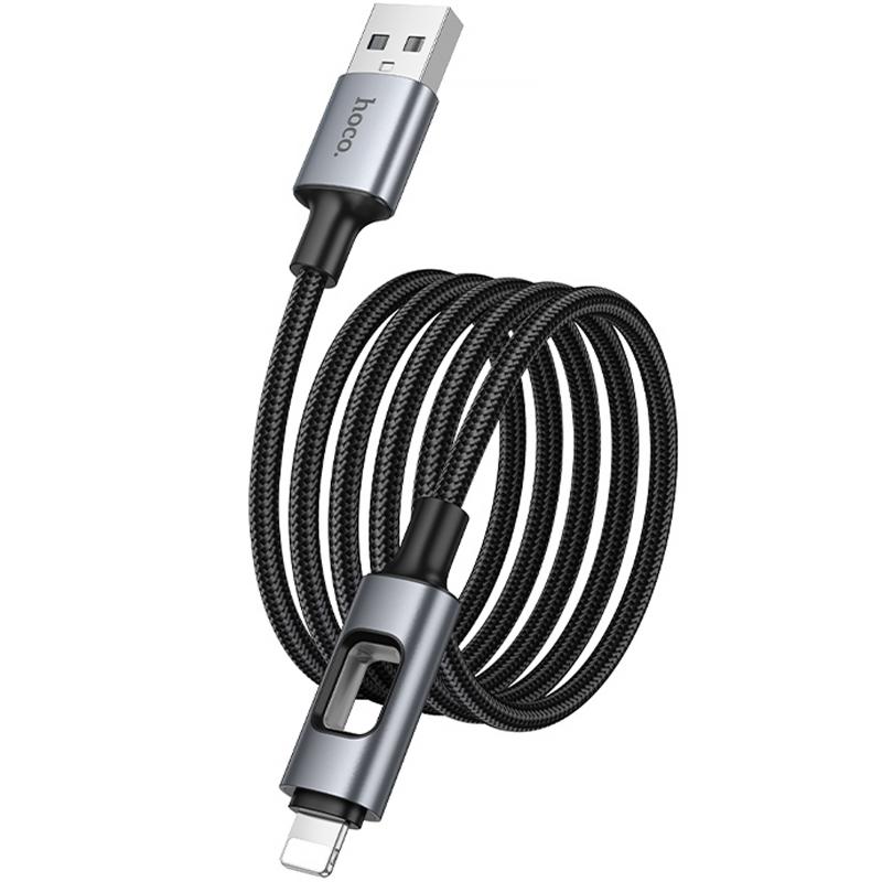 Дата кабель Hoco U144 New USB to Lightning 2.4A (1.2m) на малюнкі №5