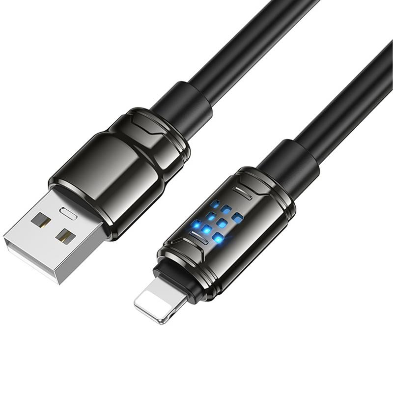 Дата кабель Hoco U143 Joy USB to Lightning 2.4A (1.2m) на малюнкі №4