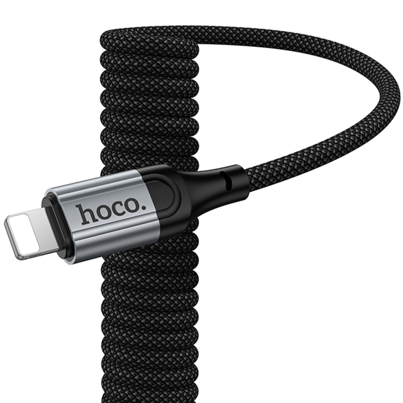 Дата кабель Hoco X121 Nuevo USB to Lightning 2.4A (1.5m) на малюнкі №4