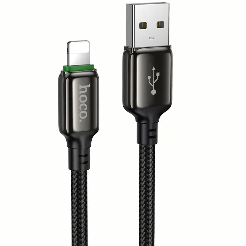 Дата кабель Hoco X127 Exceed USB to Lightning 12W (1m), купити оптом з доставкою