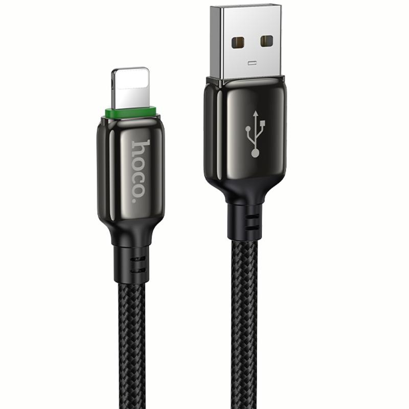 Дата кабель Hoco X127 Exceed USB to Lightning 12W (1m) на картинке №1