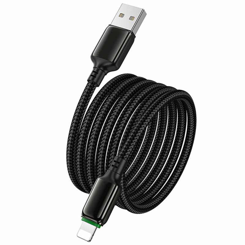 Дата кабель Hoco X127 Exceed USB to Lightning 12W (1m) на картинке №3