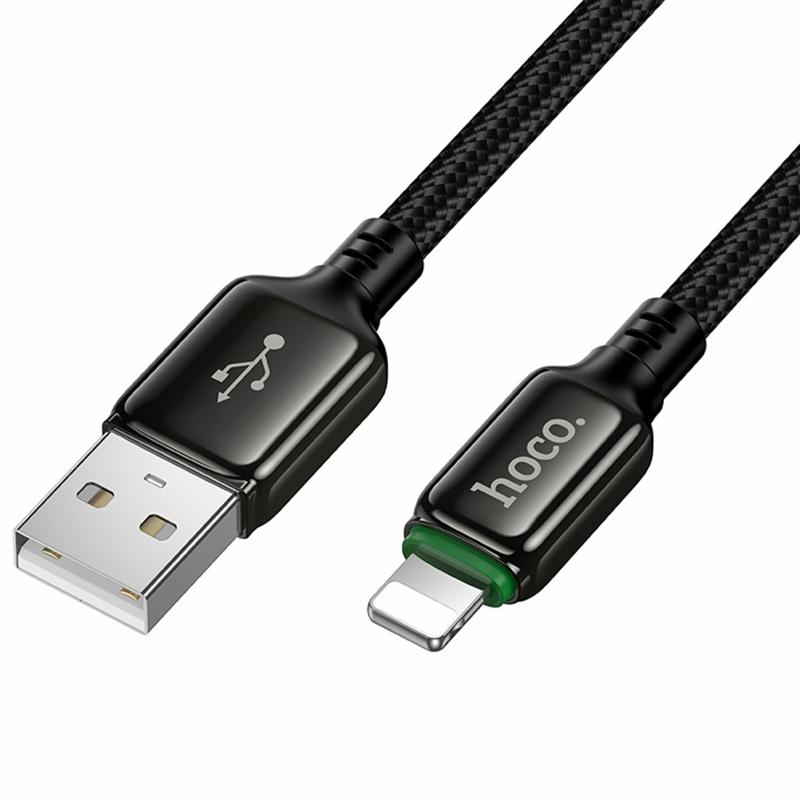 Дата кабель Hoco X127 Exceed USB to Lightning 12W (1m) на картинке №4