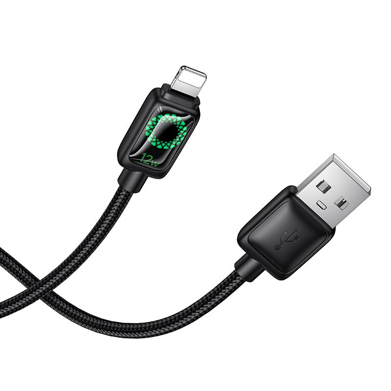 Дата кабель Hoco U146 Mundo USB to Lightning 12W (1.2m) на малюнкі №4
