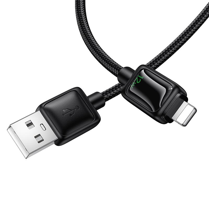 Дата кабель Hoco U146 Mundo USB to Lightning 12W (1.2m) на малюнкі №7