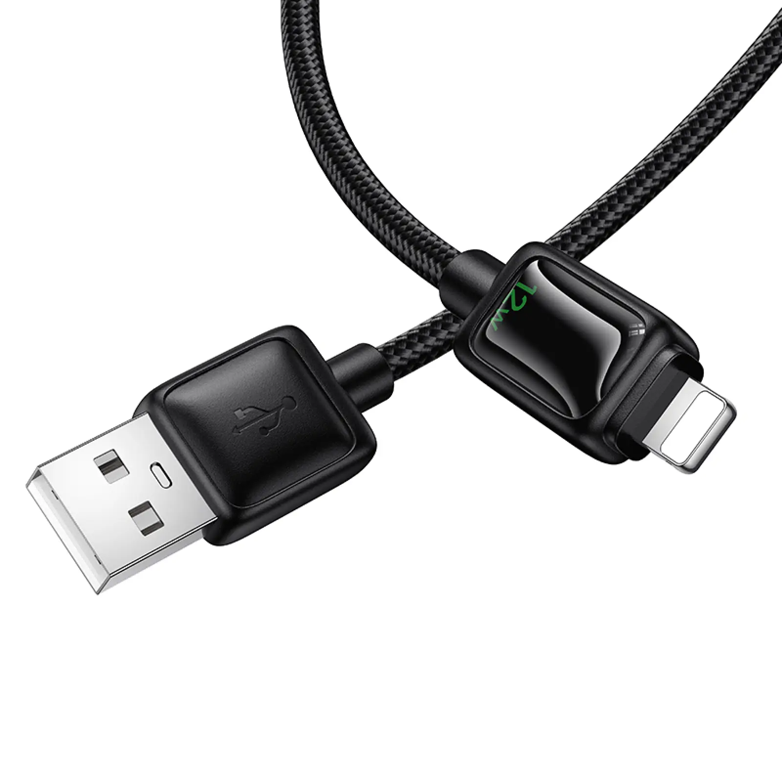 Дата кабель Hoco U146 Mundo USB to Lightning 12W (1.2m), Black 6, купить оптом с доставкой