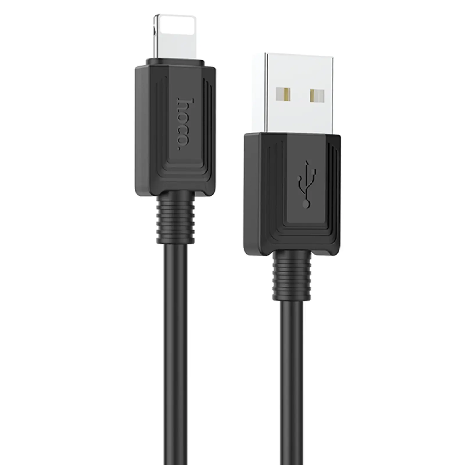 Дата кабель Hoco X73 Ferry USB to Lightning 2.4A (1m), Black, купити оптом з доставкою
