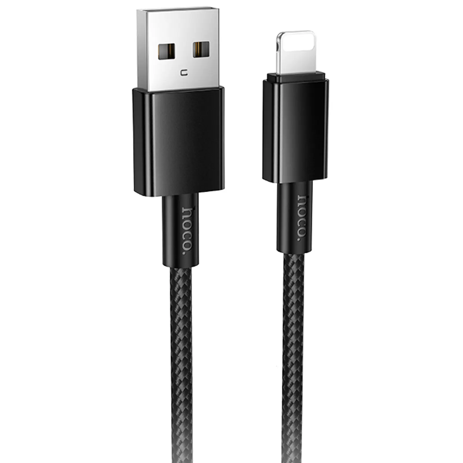 Дата кабель Hoco X119 Energy USB to Lightning 2.4A (1m), Black, купить оптом с доставкой