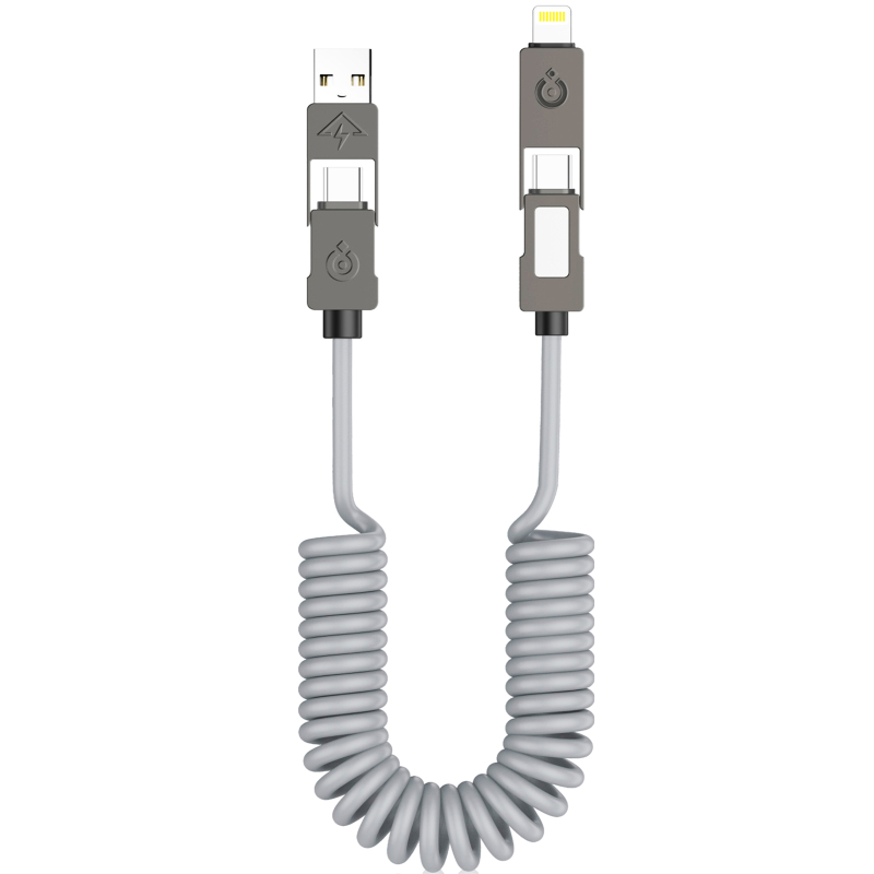 Дата кабель Amaya ACD-340 4in1 Type-C/USB to Lightning/Type-C 240W (2m) на картинке №1