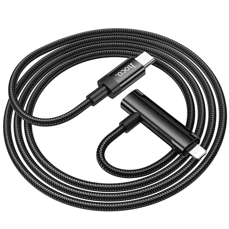 Дата кабель Hoco U135 Incredible 2in1 Type-C to Lightning/Type-C (1m) на малюнкі №7