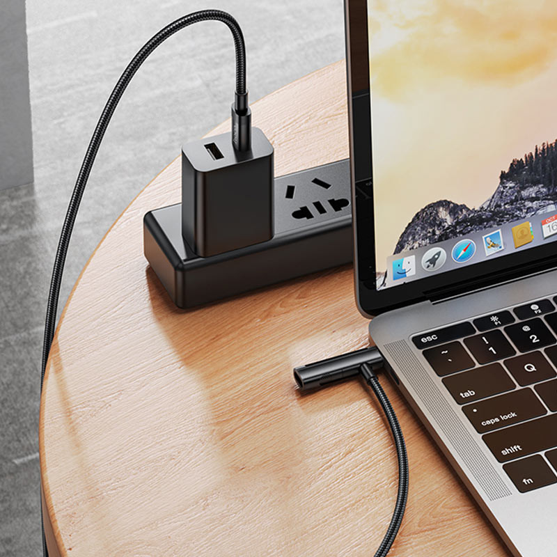 Дата кабель Hoco U135 Incredible 2in1 Type-C to Lightning/Type-C (1m) на малюнкі №8