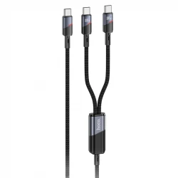 Дата кабель Hoco U139 Type-C to Type-C/Type-C 100W (1.2m)